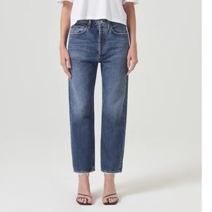 AGOLDE 90’s crop mid rise straight jeans size 27
